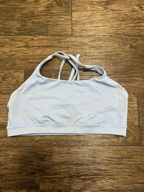 Light Blue Strappy Sports Bralette - Women Intimates & Sleepwear